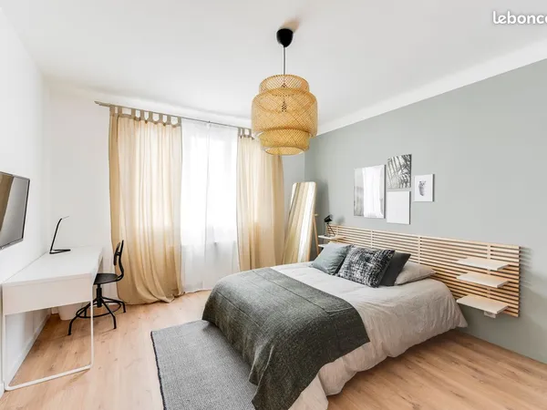 Studio/Chambre Standing 16m² — Tram T3 — Tout Inclus + Ménage