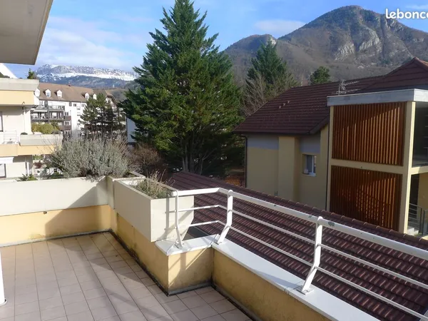 2 pièces meublé 42 m² + terrasse 15 m² - Annecy - Annecy le Vieux les Pommaries - Lac à 5 min