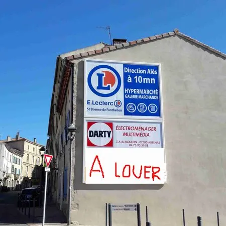 Emplacement publicitaire centre ville