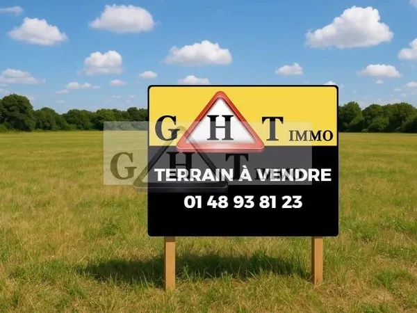À VENDRE - SAINT-SOUPPLETS - TERRAIN CONSTRUCTIBLE 6 216 m² - HSP 12 M