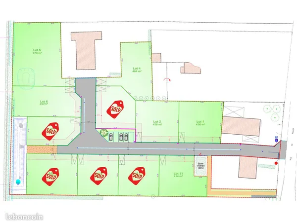 Terrain 407 m² Talmont-Saint-Hilaire