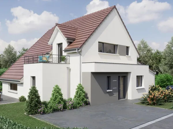 Terrain + maison 186 m²