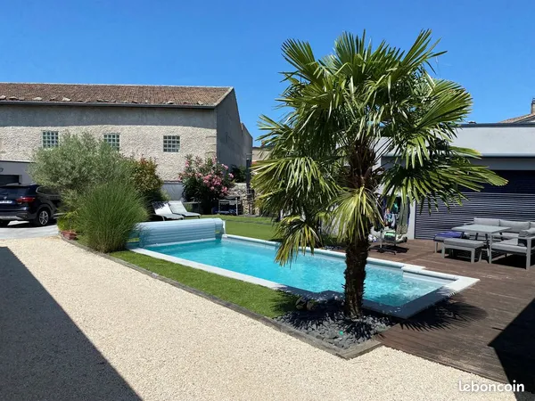 Villa contemporaine piscine Taluyers