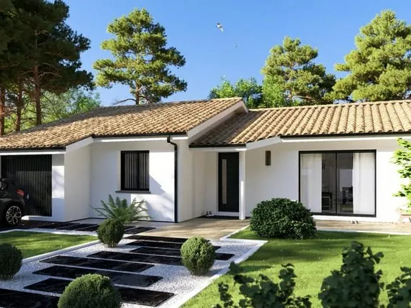 TERRAIN+MAISON A ST PERDON
