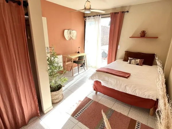 Chambre + terrasse privée – Colocation Perpignan,
