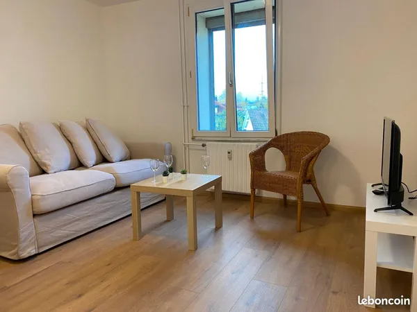 Appartement meublé 62 m² avec cave - Huningue proche Bâle - 150 000 Euro