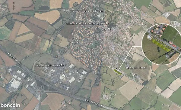 Terrain à bâtir de 266 m² à SÈVREMOINE (49)