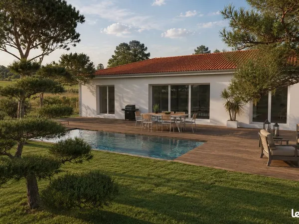 MAISON SUR TERRAIN 1300 m2 SAINT SULPICE SUR LEZE 31410