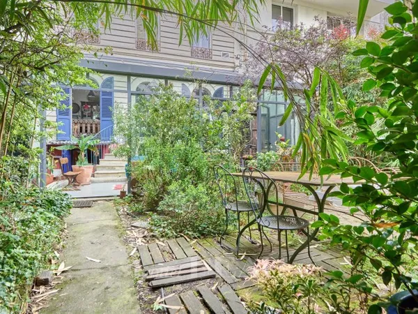 Paris 18e - Maison avec jardin - Villa Poissonnière