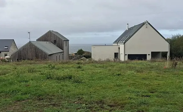 Terrain constructible vue mer proche centre Le Conquet