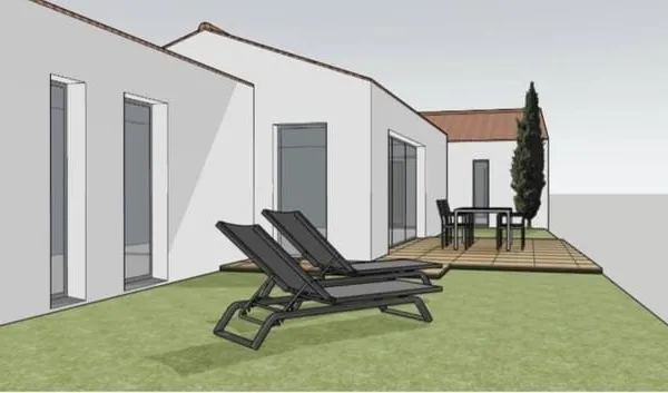 TERRAIN + PROJET DE CONSTRUCTION