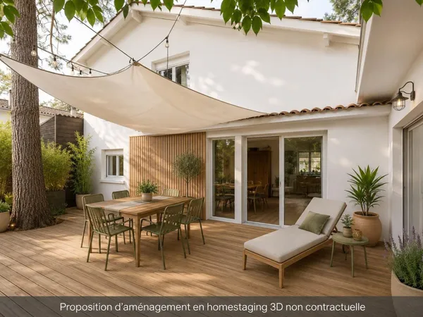 Maison non mitoyenne T5 plus studio indépendant et jardin