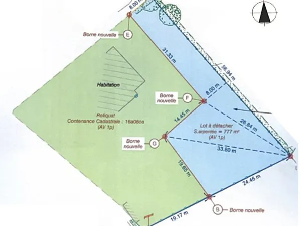 ALBIAS Terrain à batir de 750 M2