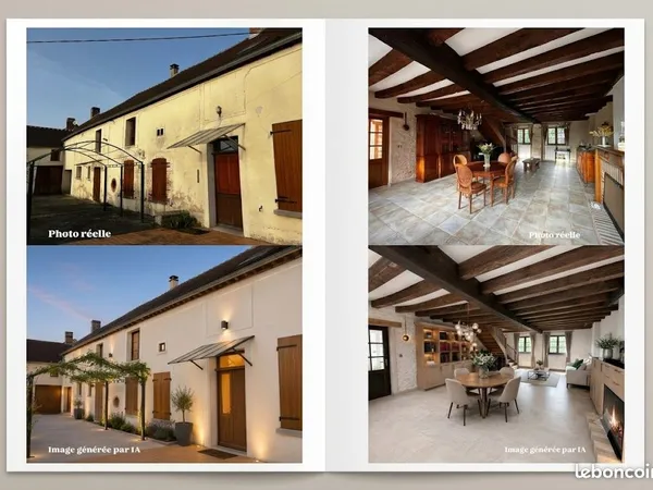 Vente Particulier : Charmante Maison Briarde de Caractère 180 m² - Terrain 1700 m² (Proche Longuevil