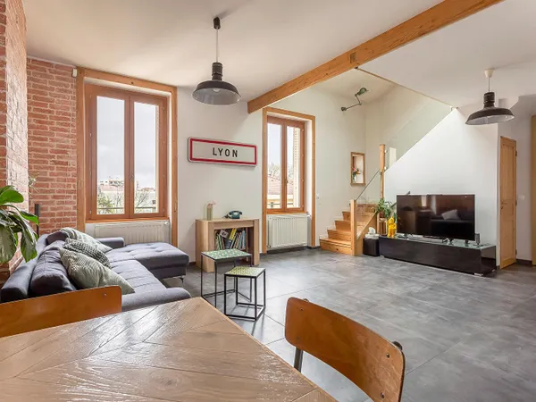 Duplex en dernier étage