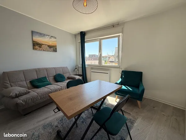 Studio meublé 25 m² refait à neuf - Thionville, proche gare