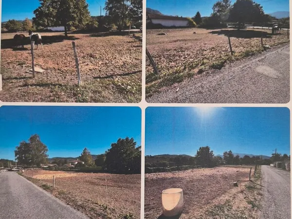 Superbe terrain plat et constructible