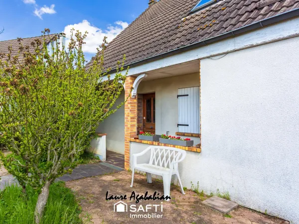 Maison non mitoyenne - terrain de 451 m² - garage
