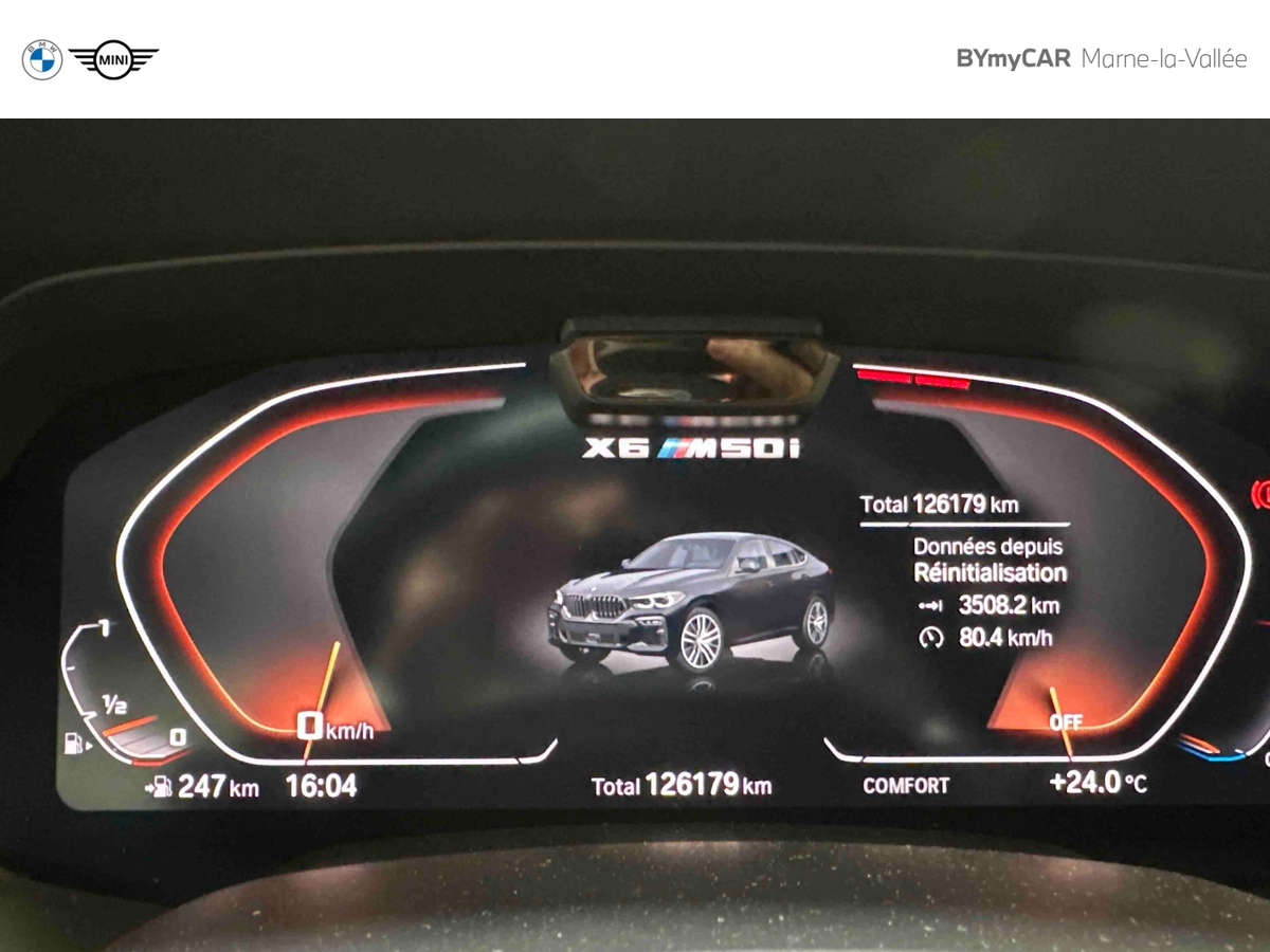 BMW X6 M50i 530 ch BVA8 — photo 13