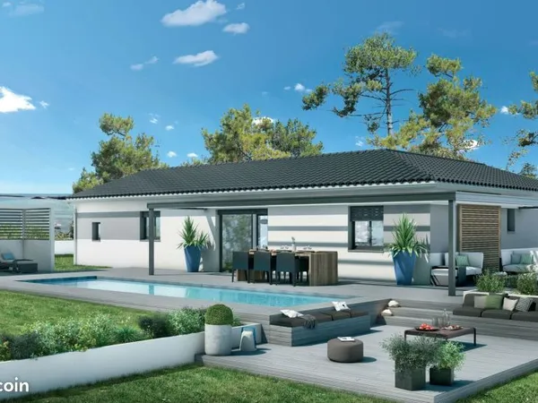 Maison neuve 87 m² avec garage à Boutenac (11200) - terrain viabilisé 400 m², 3 chambres, plain-pied