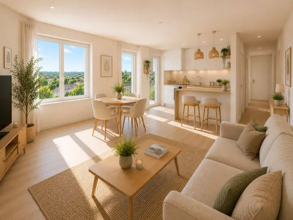 Appartement 3 pièces 65 m²