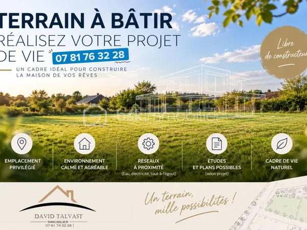 Terrain 749 m²