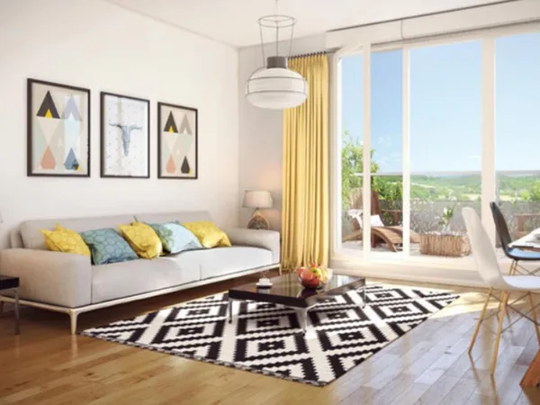 2 PIÈCES offrant 47m² de surface privative