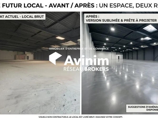 Local commercial 740 m²