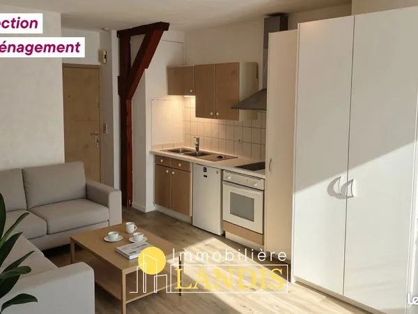 Studio 1 pièce 23 m²