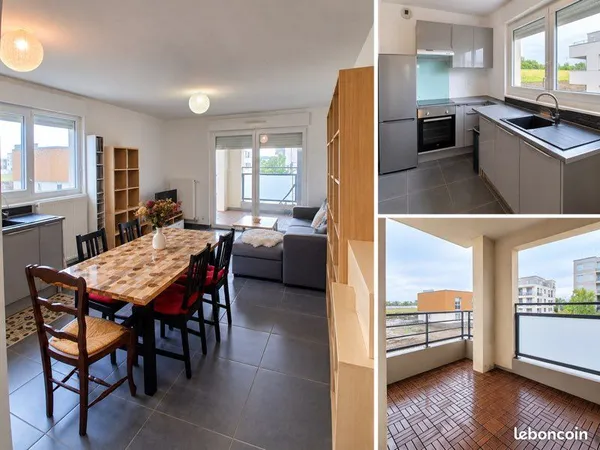 🏡 Appartement T2 de 45 m² avec garage - Metz - vendu loué jusqu'en mars 2029