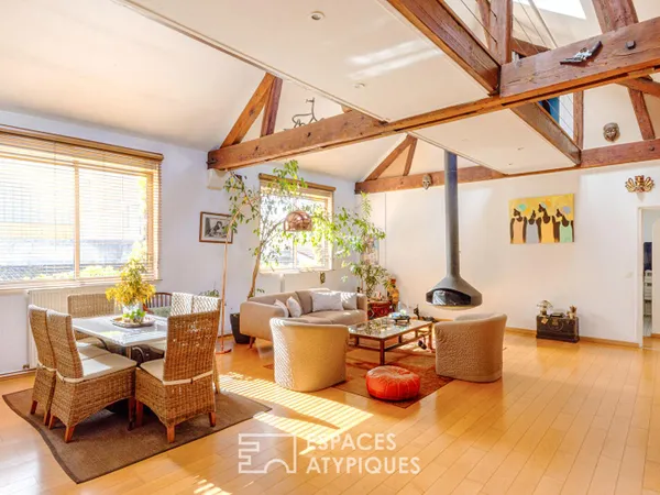 Loft magistral au calme absolu. À deux pas du lac et du centre-ville à Enghien-les-Bains