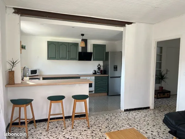 Appart T3 climatisé meublé loué