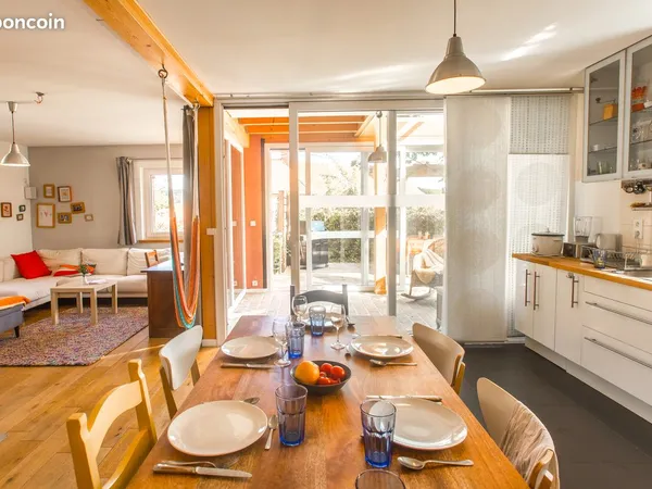 Maison bioclimatique d'exception (Bio-Solar-Haus) - 120 m² Carrez (160 m² au sol) + sous-sol 80 m²