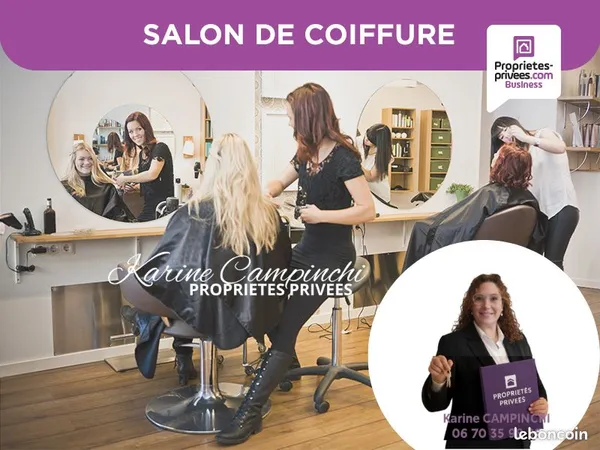 Fonds de commerce coiffure 90 m²