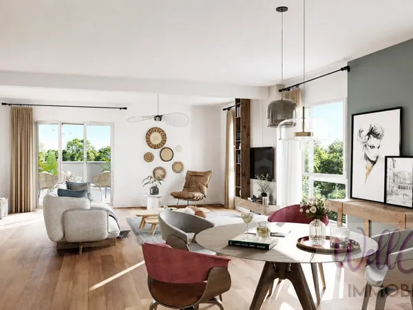 Appartement 3 pièces 61 m²