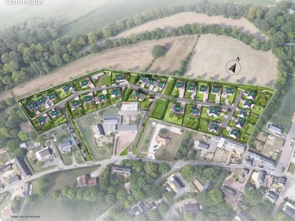 Terrain 461 m² Nonant