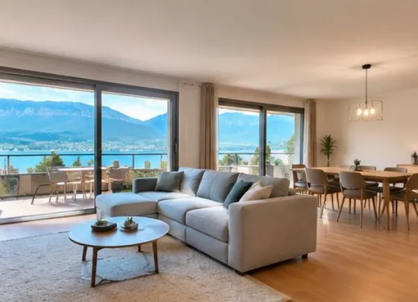 Appartement 3 chambres vue lac