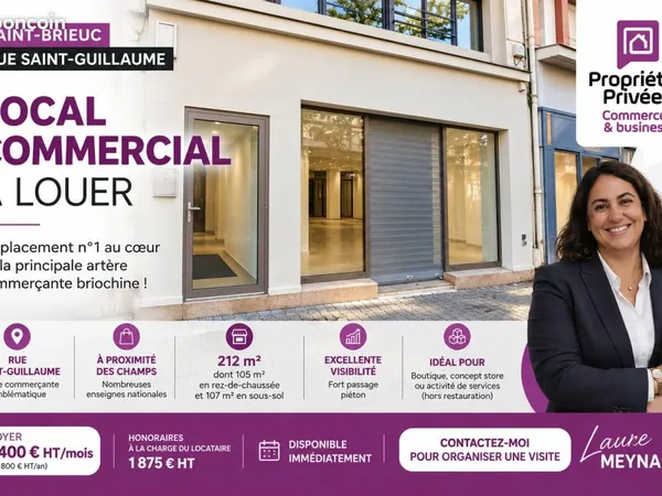 Local commercial 212 m²