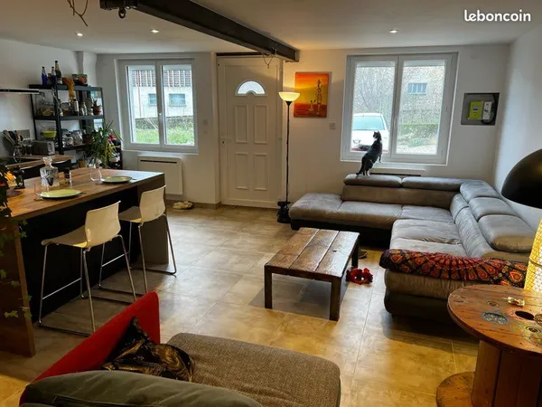 Pont-d'Ain - Maison T3 à louer - entièrement rénovée - 86m2 - disponible fin octobre