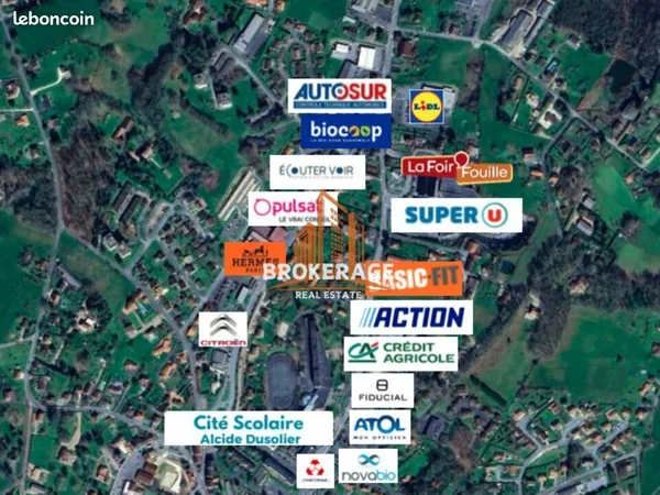 Local commercial 1850 m² BRANTÔME EN PÉRIGORD