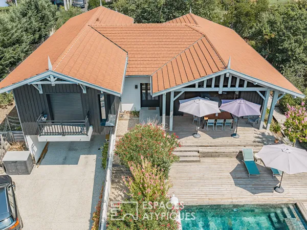 Villa d'architecte contemporaine esprit Bassin