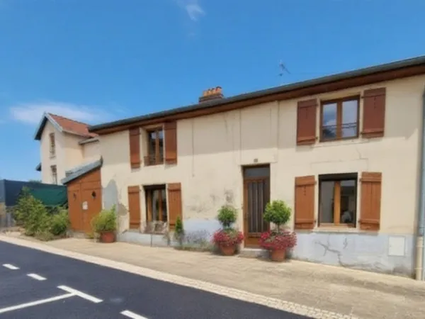 MAISON à vendre VITTEL (88) Possibilité création 2 appartements T2 et T3 sur TERRAIN de 400 m2