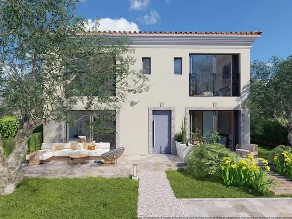 Très belle villa de 136 m2 sur une parcelle de 700 m2 en secteur résidentiel à Cheval Blanc (84460)