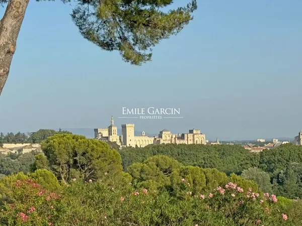 A vendre - Villa avec vue exceptionnelle sur le Palais des Papes - Villeneuve Les Avignon
