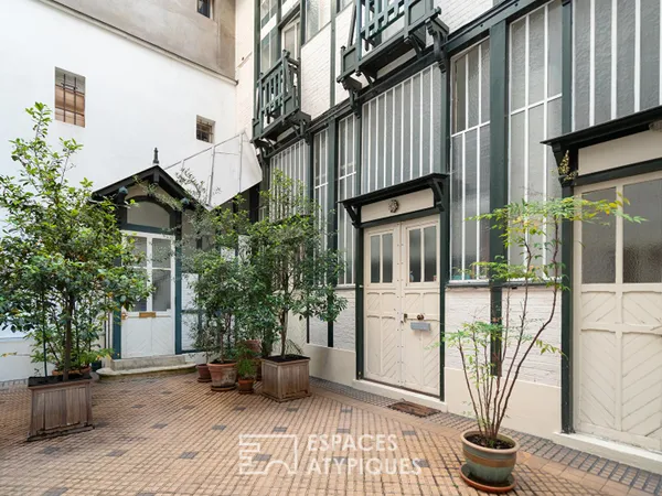 Ancien atelier d'artiste aménagé en duplex - Plaine Monceau