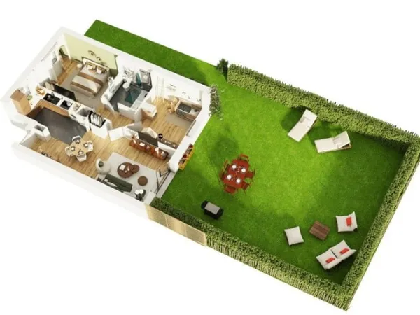 Maison 3 pièces 63 m²