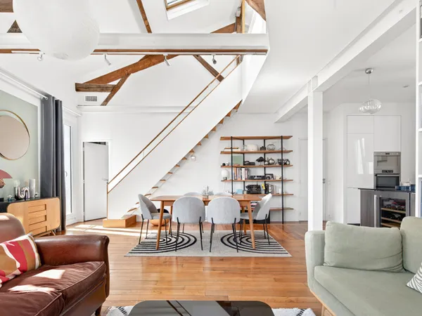 Duplex d'architecte en dernier étage
