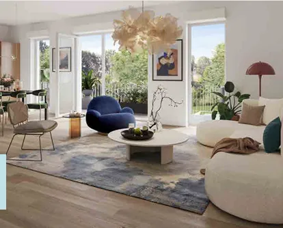 Studio 1 pièce 32 m²