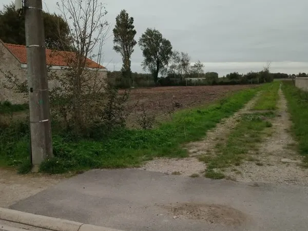 Grand terrain constructible 2 417 m² - Oye-Plage (Particulier)