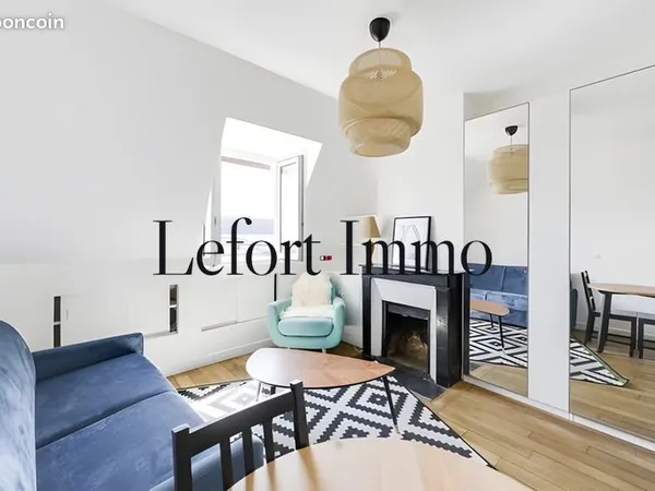 Studio 1 pièce 19 m²